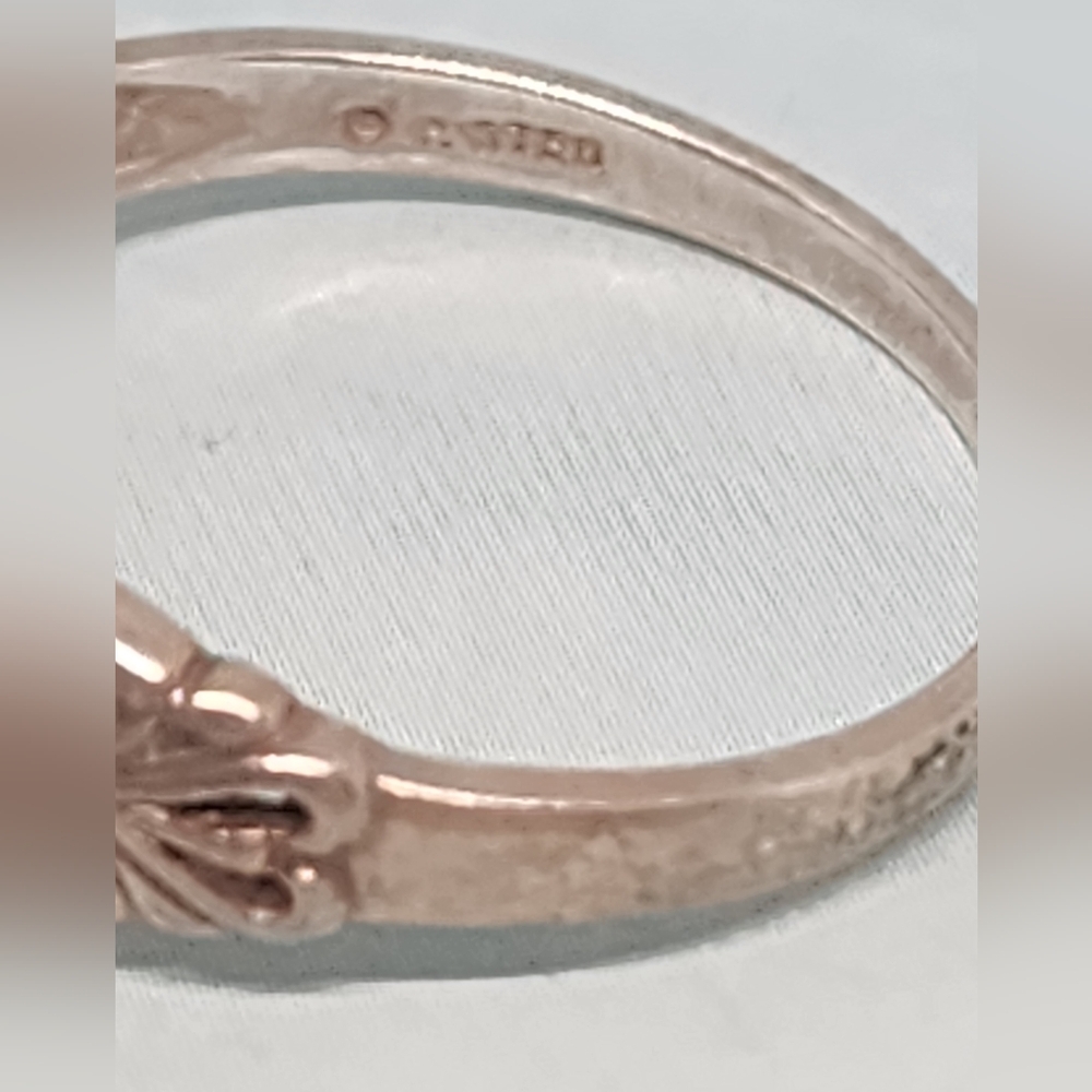 Marquis Cut Cubic Zirconia and Sterling Ring - Picture 6 of 6